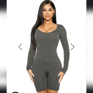 Naked wardrobe romper/ long sleeve / shorts